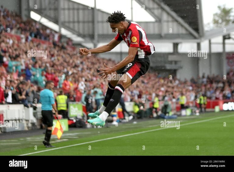 brentfords-kevin-schade-celebrates-scoring-their-sides-first-goal-of-the-game-during-the-premier-league-match-at-the-gtech-community-stadium-london-picture-date-saturday-august-26-2023-2RKYWRK